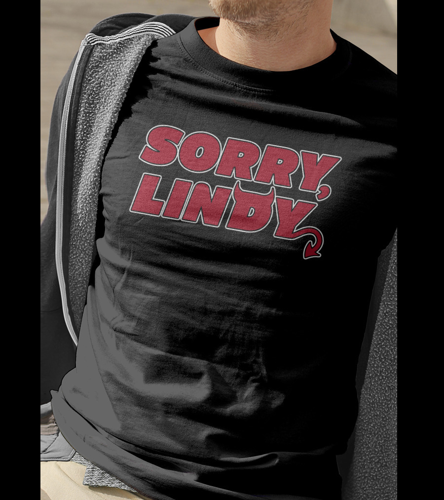 Greg Wyshynski Sorry Lindy Devil T-Shirt