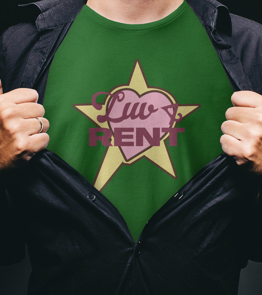 Smino Luv 4 Rent Pink Heart Star T-Shirt