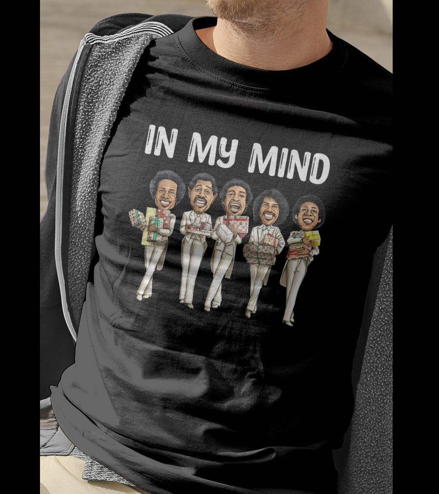 Dj R-Tistic Blackest Christmas Commodores In My Mind T-Shirt