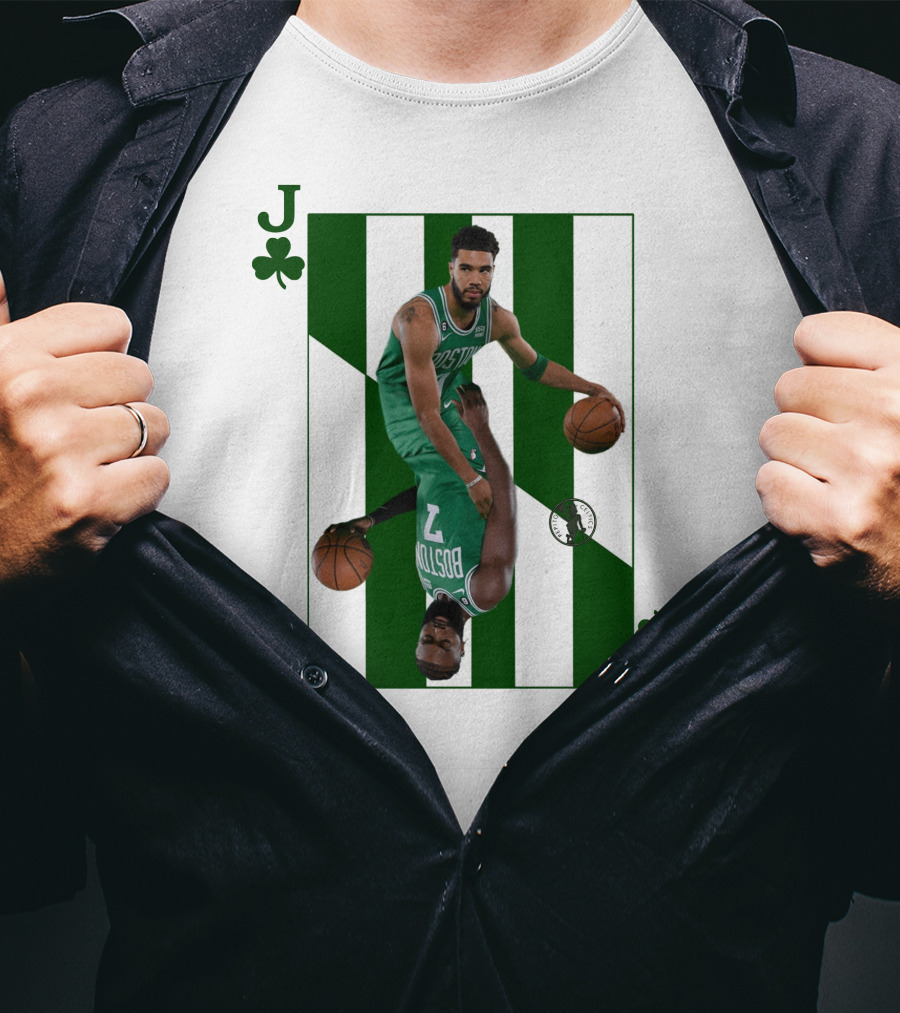 Pepito Brogdon Jays Brown Bleed Green Celtics Playing Card T-Shirt