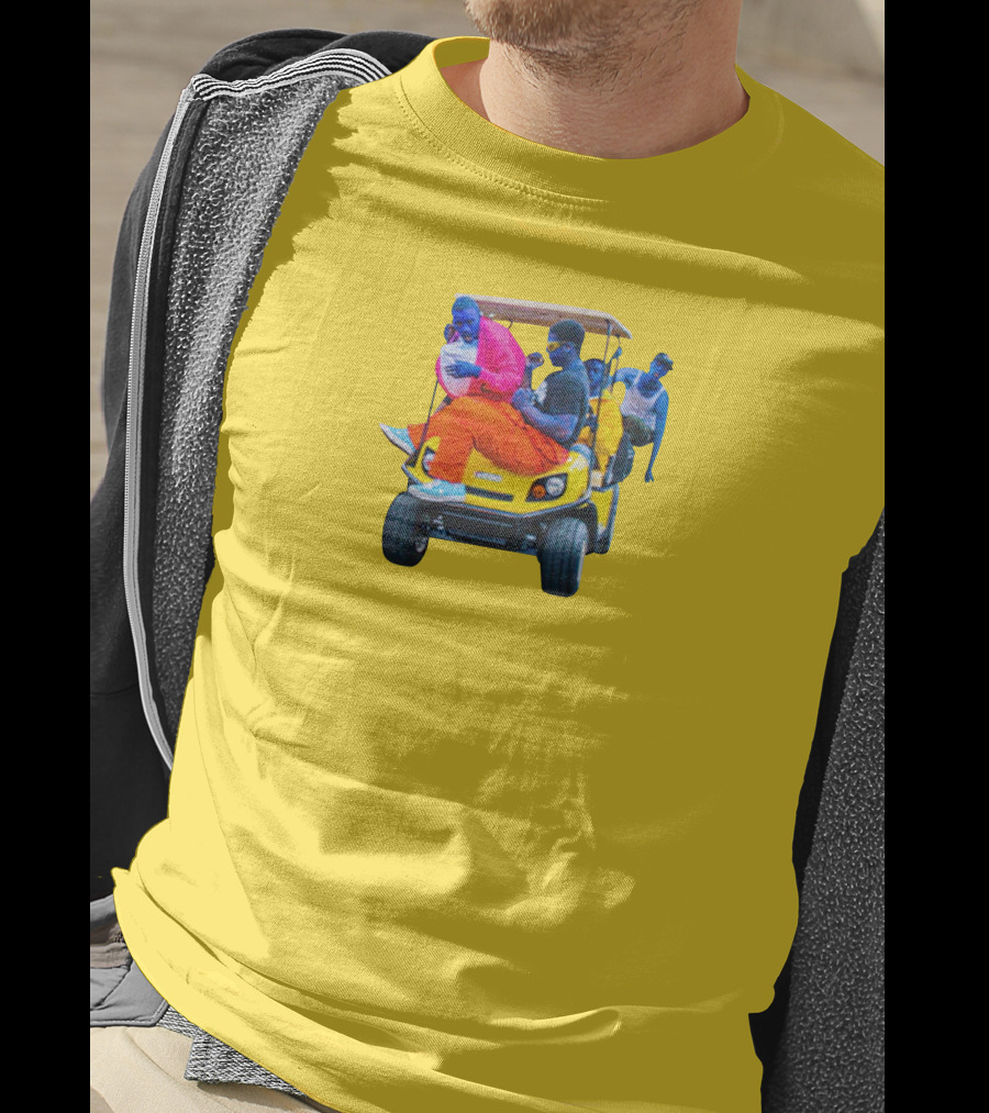 Brckhmptn Merch Brockhampton Star Blue People Yellow Golf Cart T-Shirt