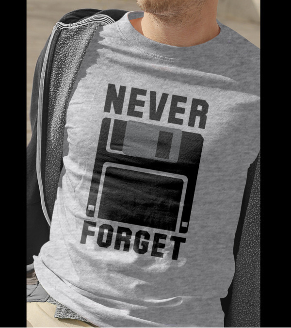 Jack Forge Never Forget Floppy Disk T-Shirt