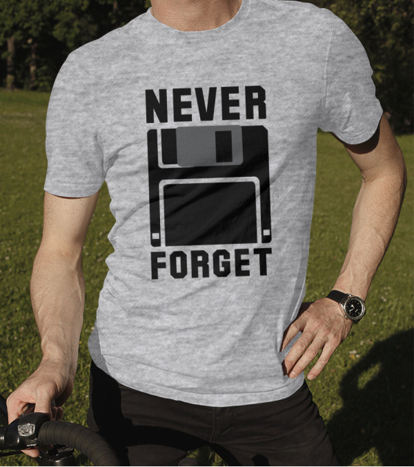 Jack Forge Never Forget Floppy Disk T-Shirt