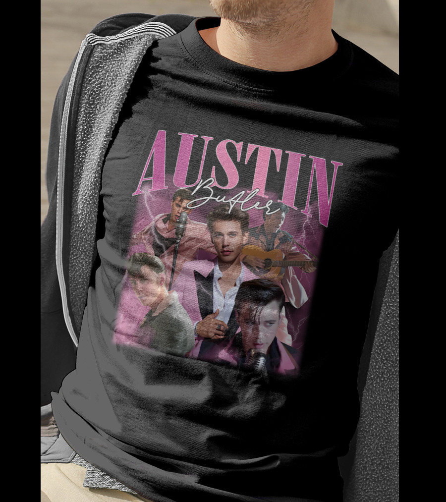 Pretty Basic Podcast Austin Butler Elvis T-Shirt