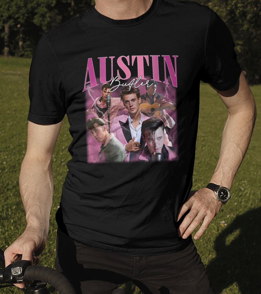 Pretty Basic Podcast Austin Butler Elvis T-Shirt