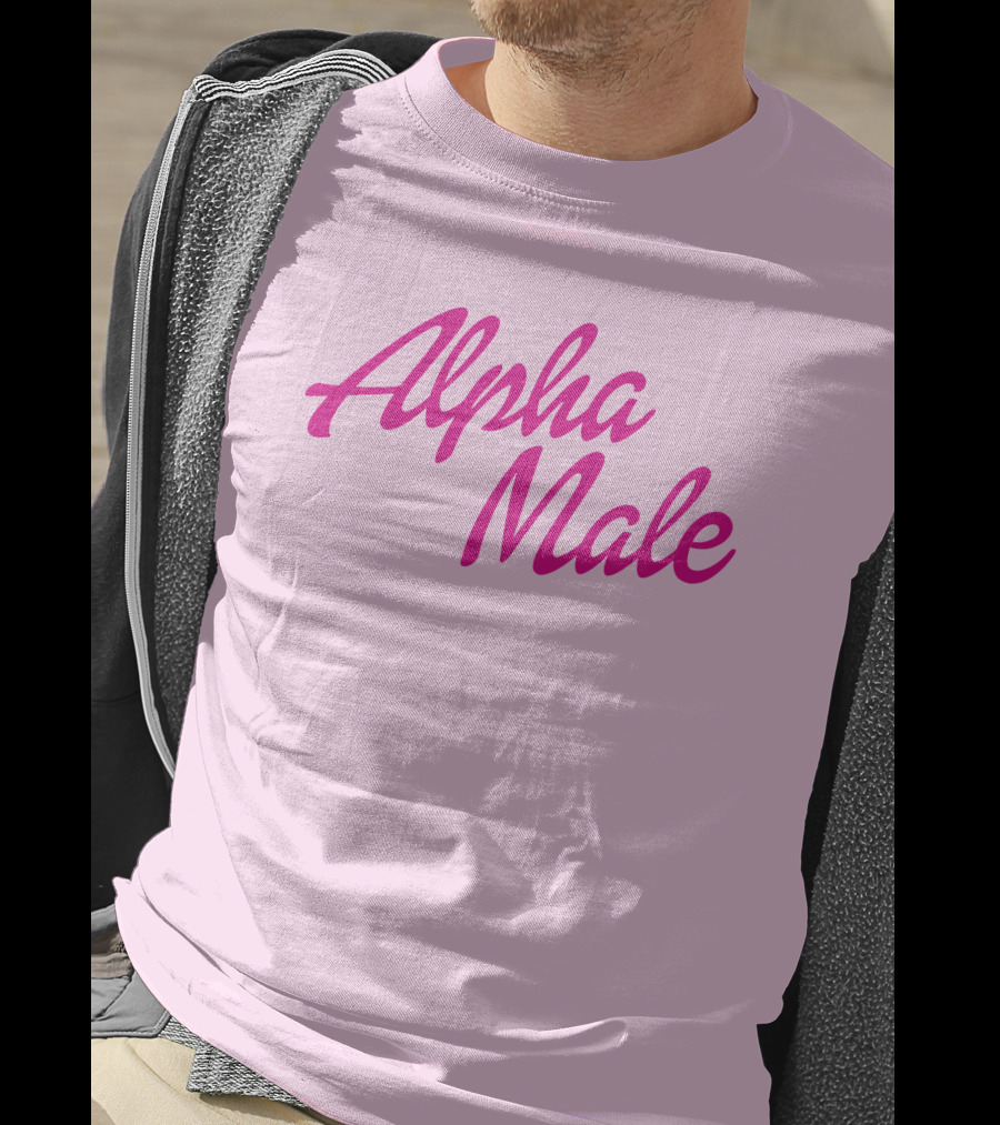 Alpha Male Brys Online Bryson Pink T-Shirt