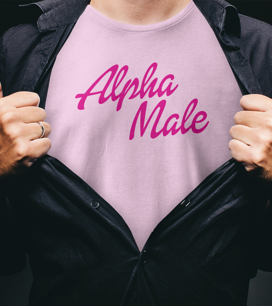 Alpha Male Brys Online Bryson Pink T-Shirt