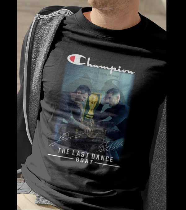 Champion Victory Is A State Of Mind The Last Dance GOAT Signatures T-Shirt