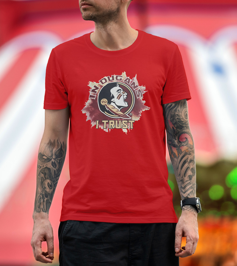 In Dugans I Trust Seminoles Logo Football Fandom T-Shirt