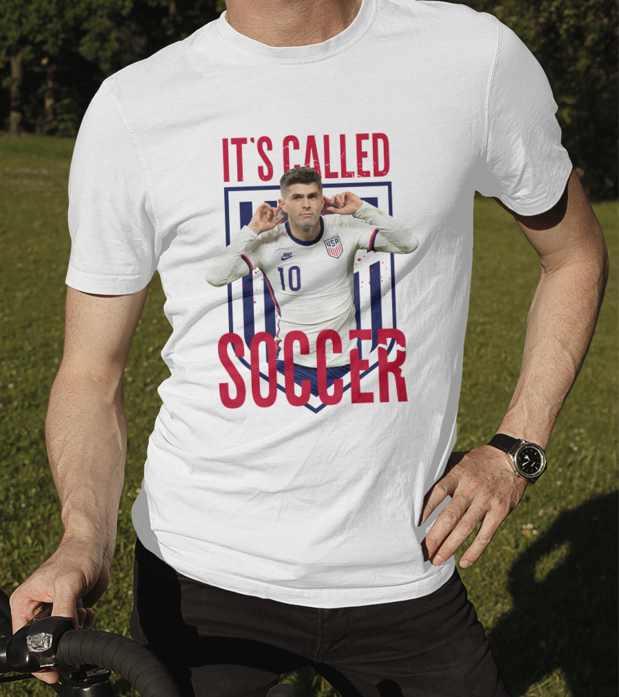 Christian Pulisic It's Called Soccer USA Soccer 10 Jersey T-Shirt