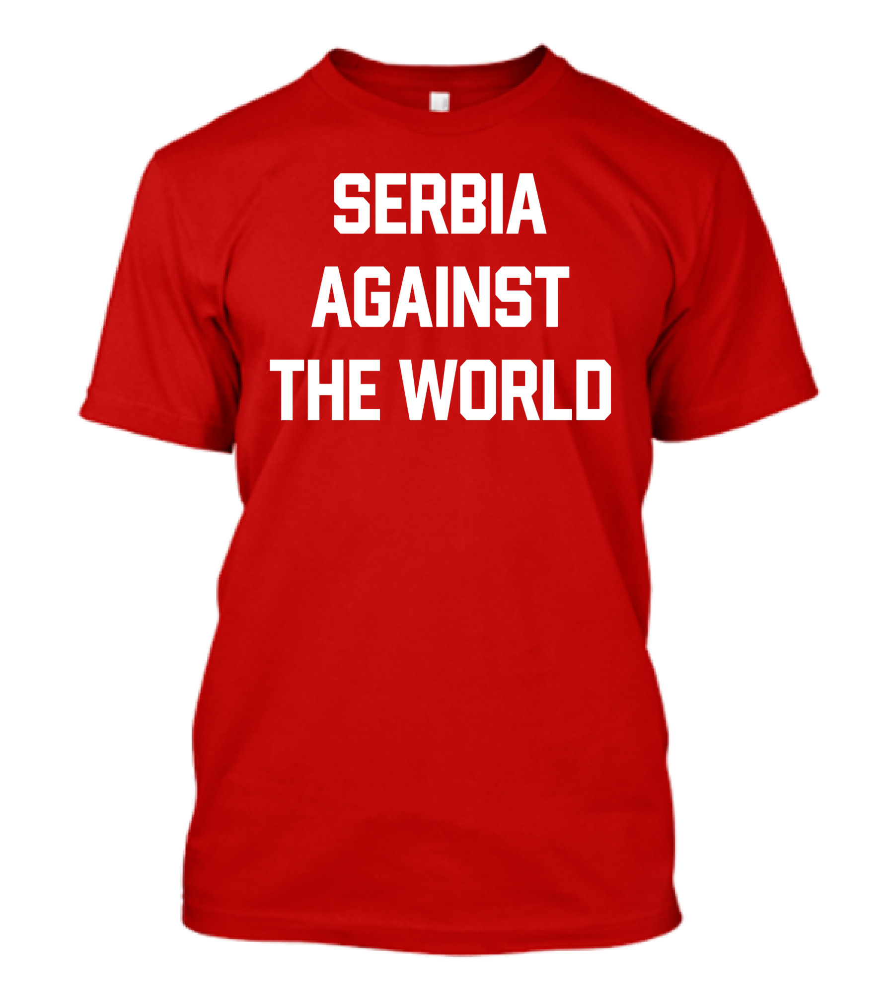 Serbian Football Serbia Against The World Red Passion T-Shirt