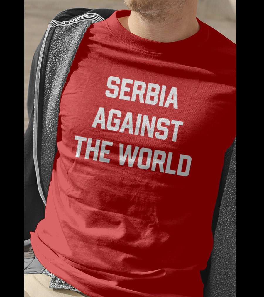 Serbian Football Serbia Against The World Red Passion T-Shirt