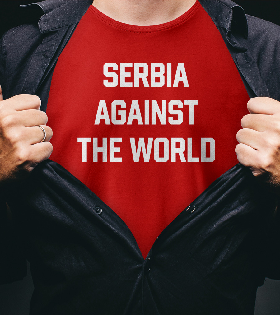 Serbian Football Serbia Against The World Red Passion T-Shirt