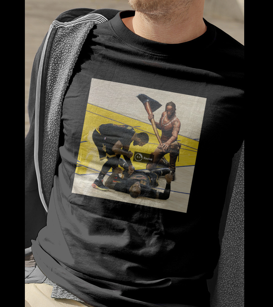 Revive Cleveland Basketball Courtside Gaming Fusion T-Shirt