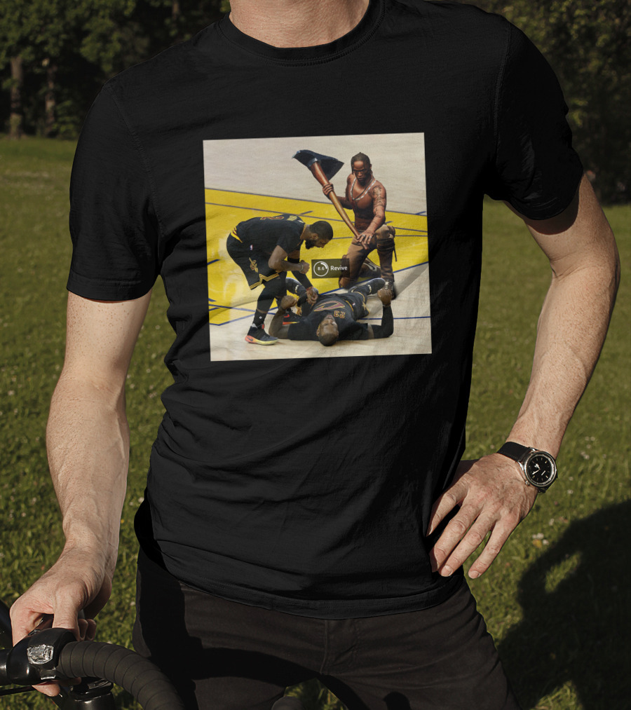 Revive Cleveland Basketball Courtside Gaming Fusion T-Shirt