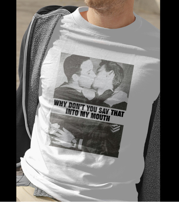 Why Don't You Say That Into My Mouth Frank Iero Must Die T-Shirt