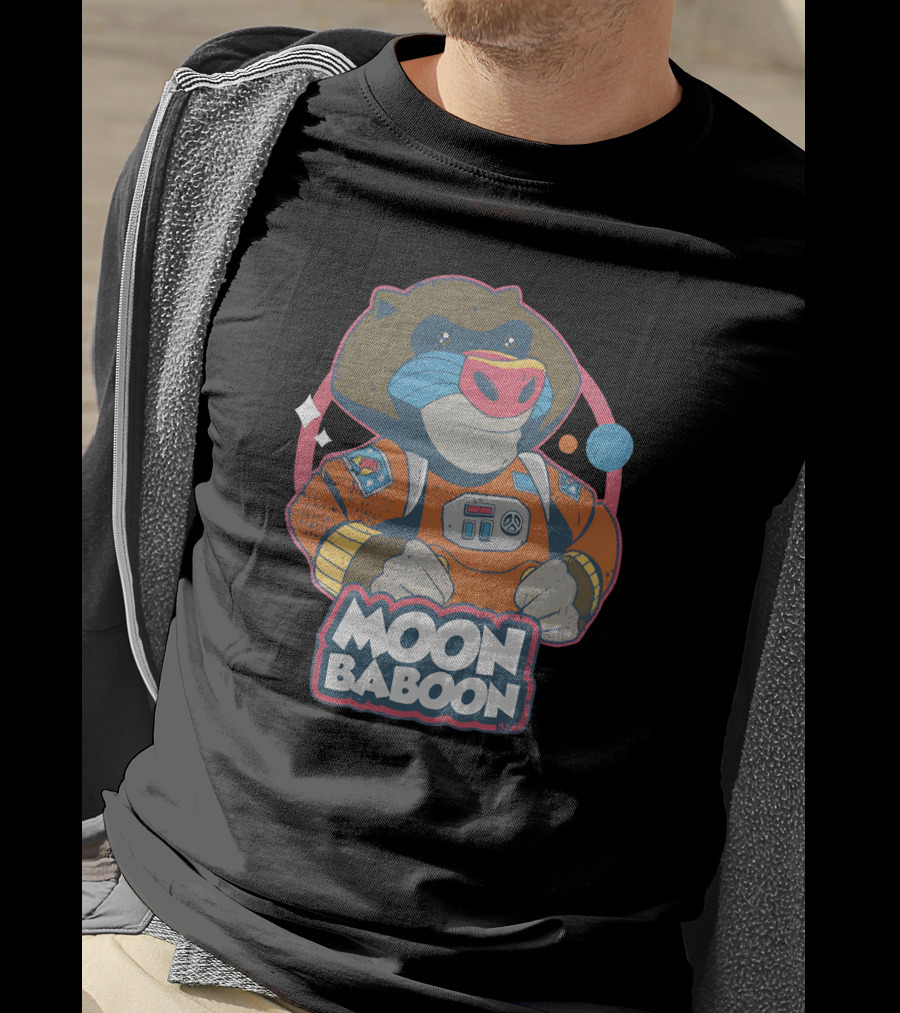 Wario64 It Takes Two Merch Moon Baboon Astronaut T-Shirt