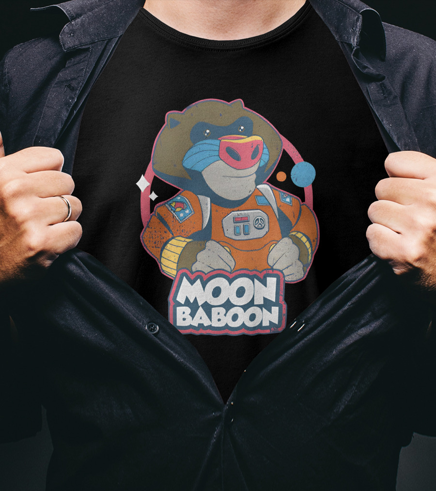 Wario64 It Takes Two Merch Moon Baboon Astronaut T-Shirt