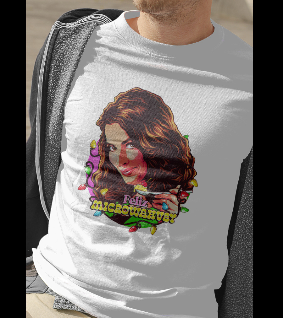 Nordacious Feliz Microwahvey Christmas Lights T-Shirt