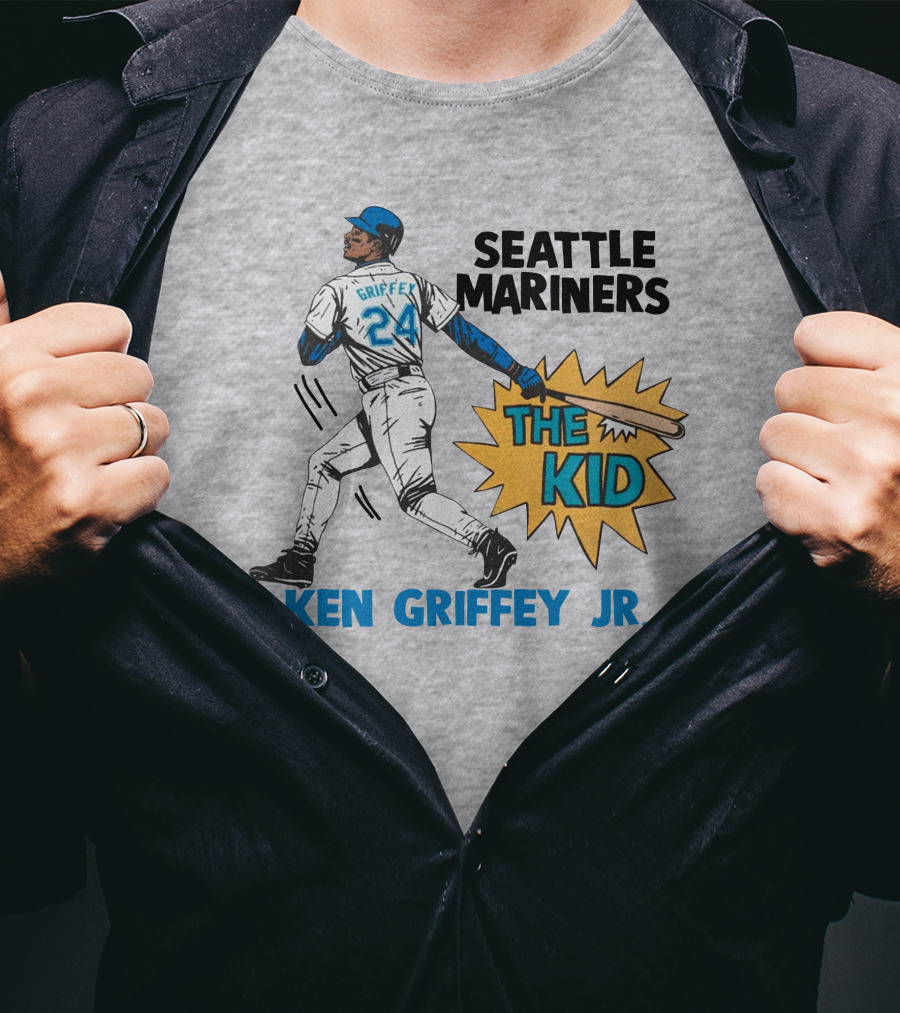 Seattle Mariners The Kid Ken Griffey Jr. 24 T-Shirt