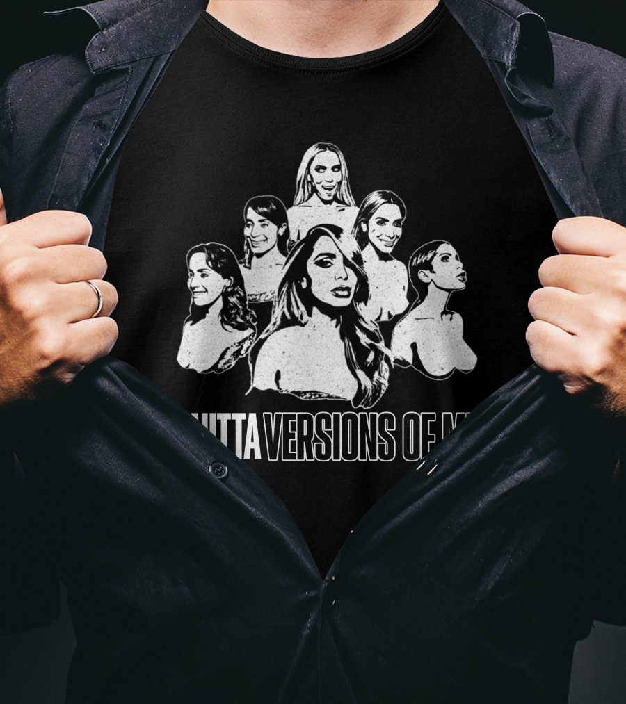 Anitta Versions Of Me Monochrome Fan Account T-Shirt