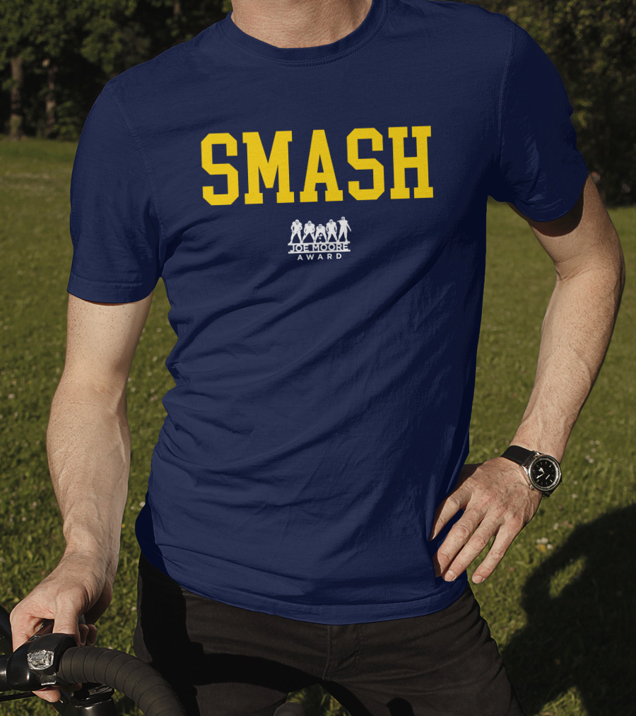 Michigan Football Smash Joe Moore Award T-Shirt