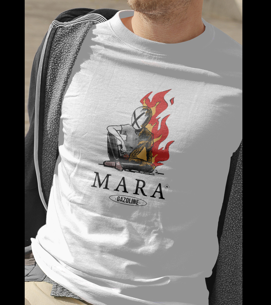 Mara Gazoline Flames Character T-Shirt