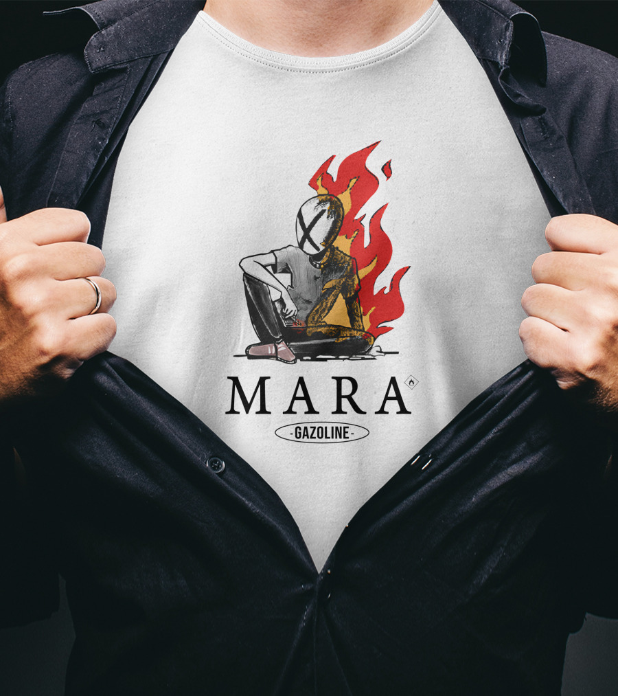 Mara Gazoline Flames Character T-Shirt
