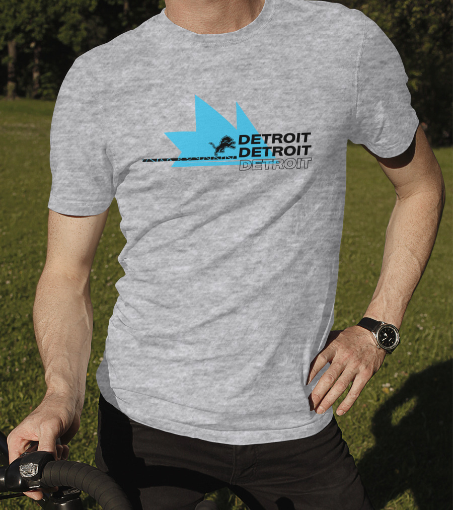 Detroit Lions Ninja Roaring Detroit Spirit T-Shirt