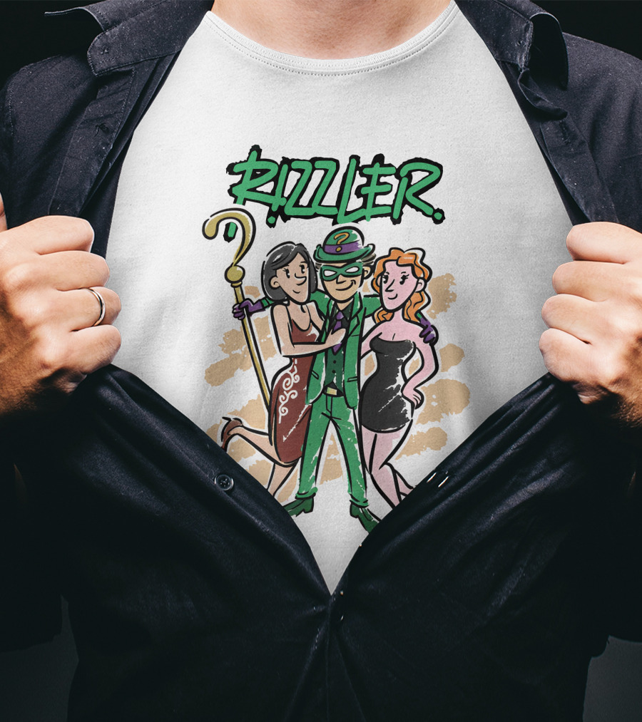 Rizzler Got Funny Merch Playful Villain With Stylish Women T-Shirt