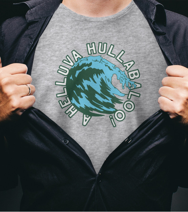 Homefield Tulane A Helluva Hullabaloo Wave T-Shirt