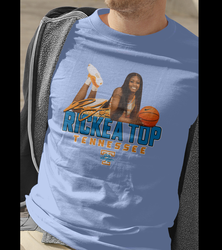 Rickea Top Tennessee Lady Vols Basketball Orange Mountain T-Shirt