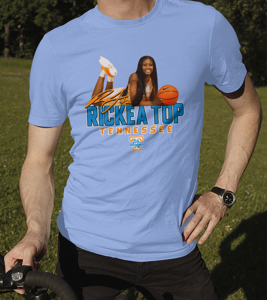 Rickea Top Tennessee Lady Vols Basketball Orange Mountain T-Shirt