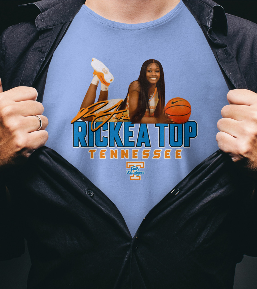 Rickea Top Tennessee Lady Vols Basketball Orange Mountain T-Shirt