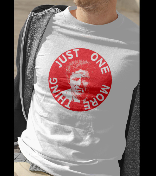 Just One More Thing Mysterious Bookshop Peter Falk T-Shirt