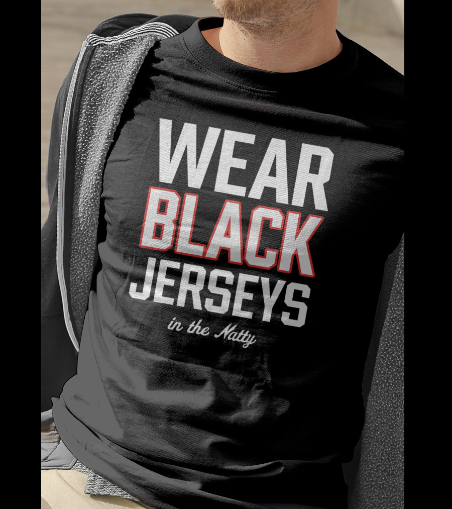 Stetson Bennett Wear Black Jerseys In The Natty T-Shirt