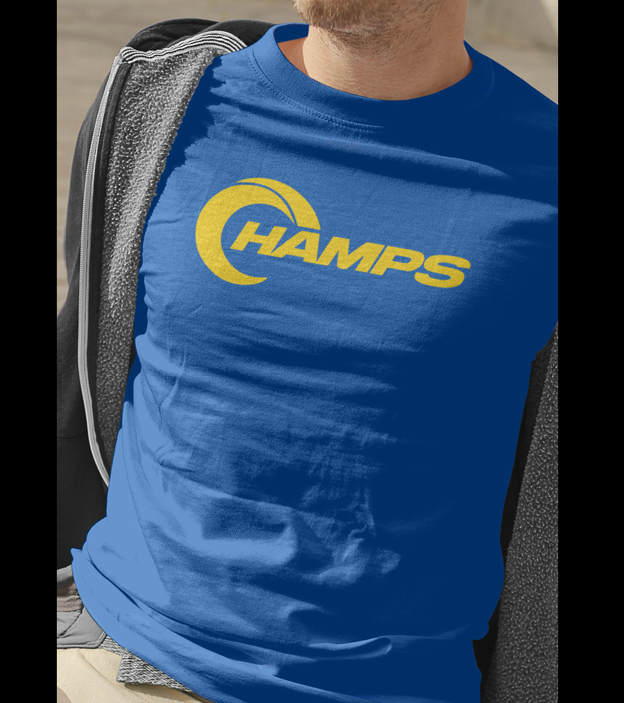 La Champs Danpatrick Yellow Crescent Rams Inspired Merch T-Shirt