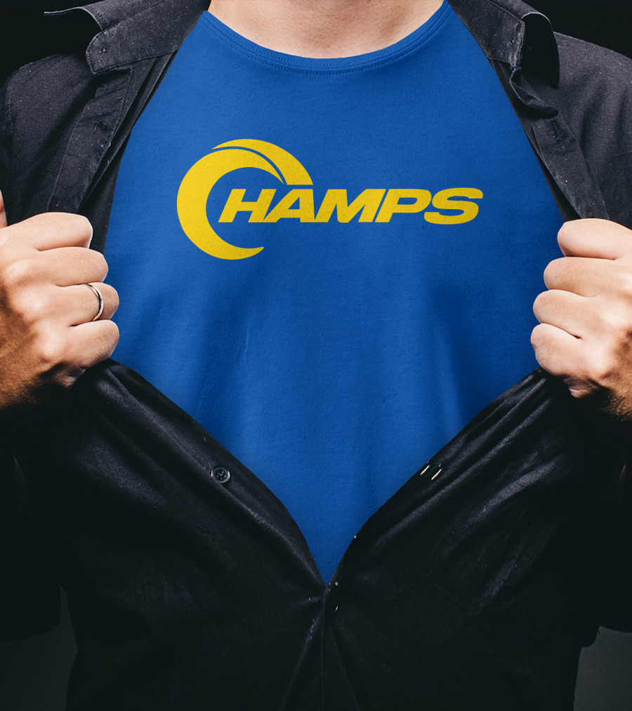 La Champs Danpatrick Yellow Crescent Rams Inspired Merch T-Shirt