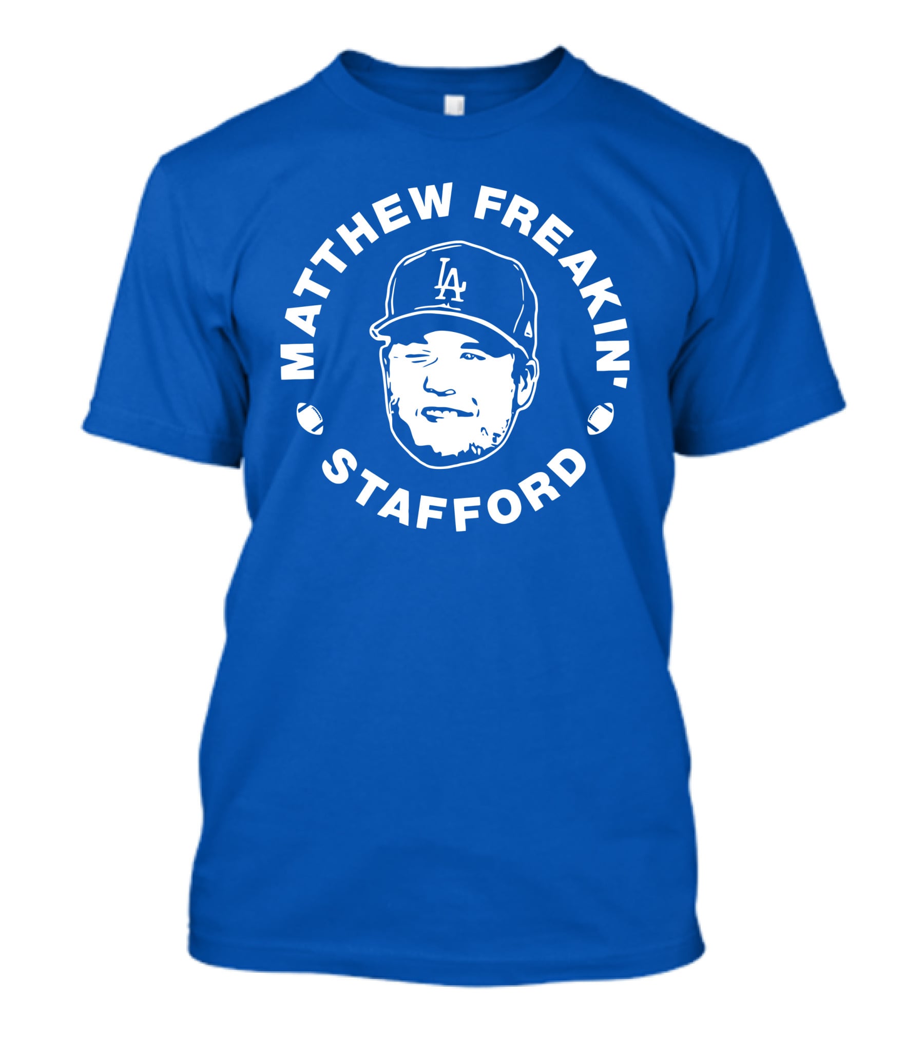 Matthew Freakin' Stafford LA Icon Winking Expression T-Shirt