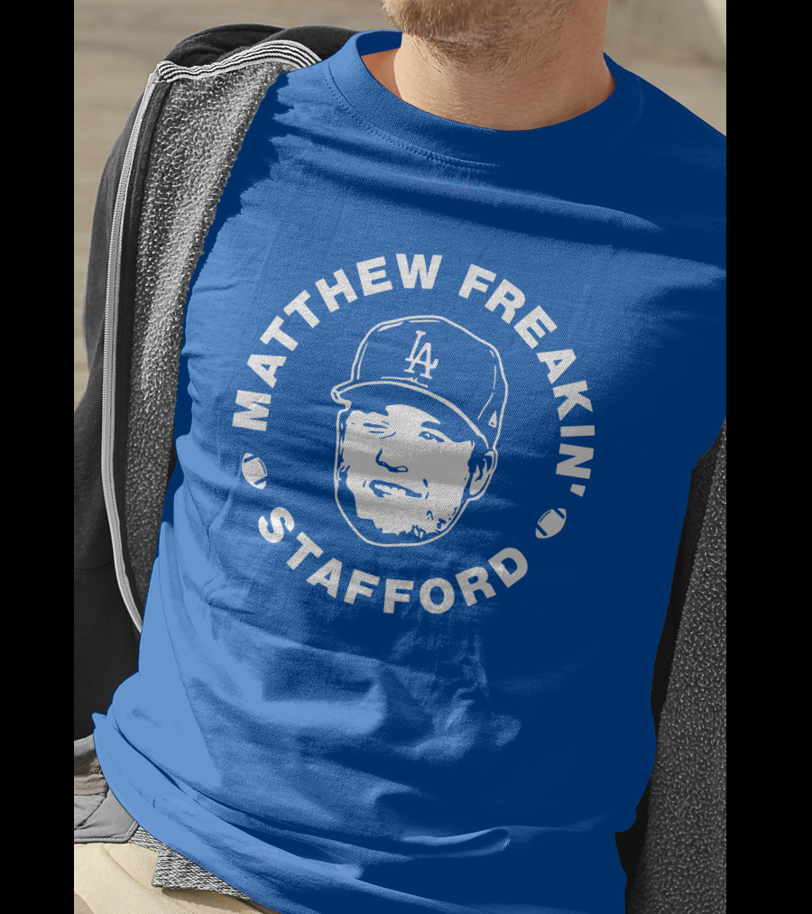 Matthew Freakin' Stafford LA Icon Winking Expression T-Shirt