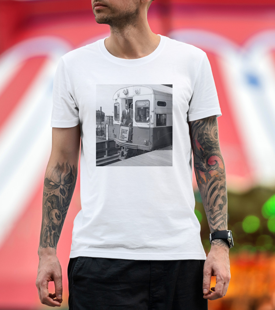 This Train Stops at Addison for Cubs Fans Chicago Howard T-Shirt