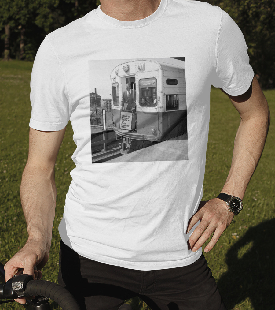 This Train Stops At Addison For Cubs Fans Chicago Howard T-Shirt