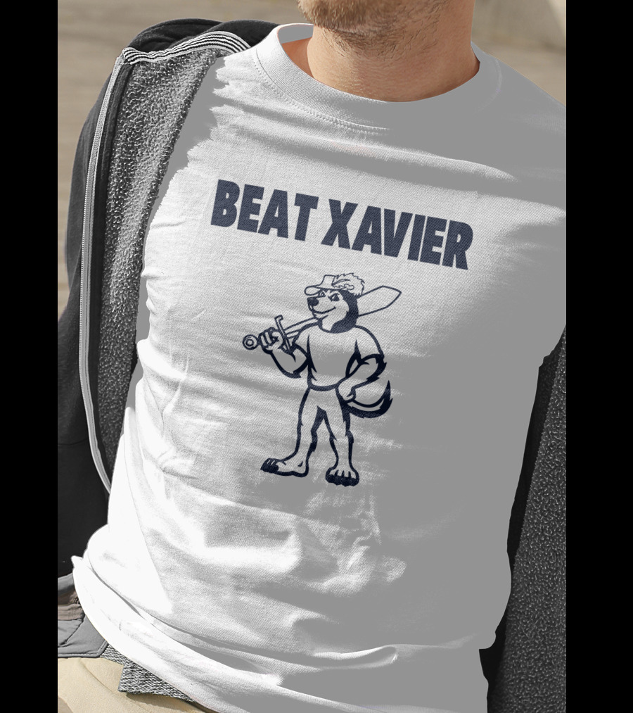 Beat Xavier Mascot With Sword And Cap T-Shirt