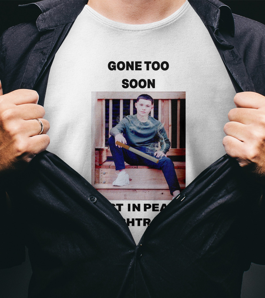 Gone Too Soon Rest In Peace Ashtray Memorial T-Shirt