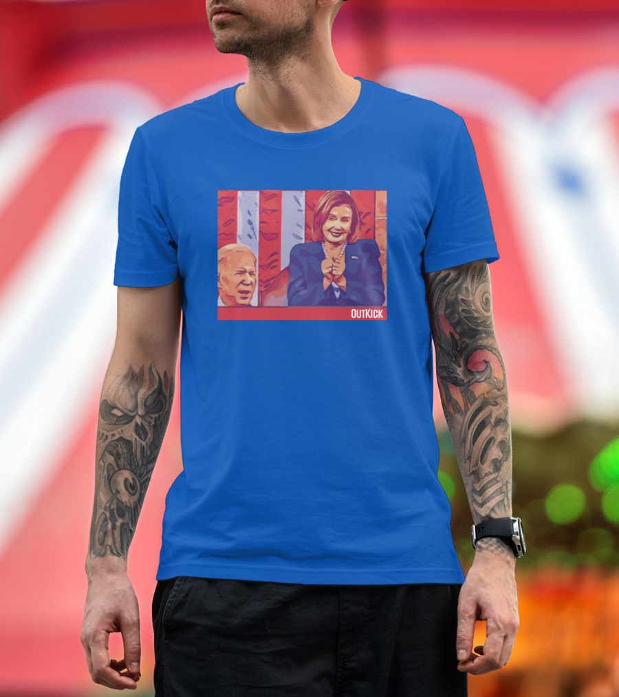OutKick Creepy Pelosi Patriotic T-Shirt