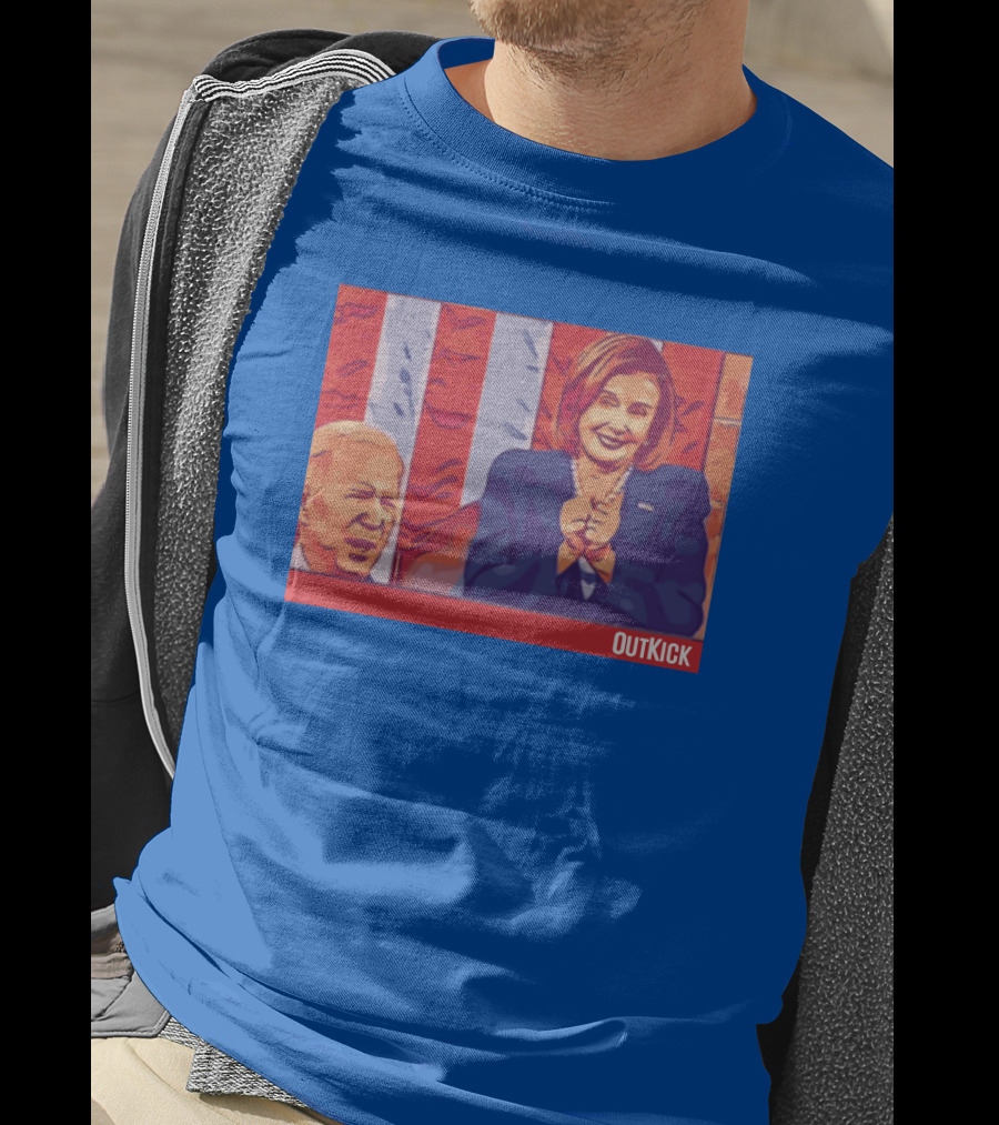 OutKick Creepy Pelosi Patriotic T-Shirt
