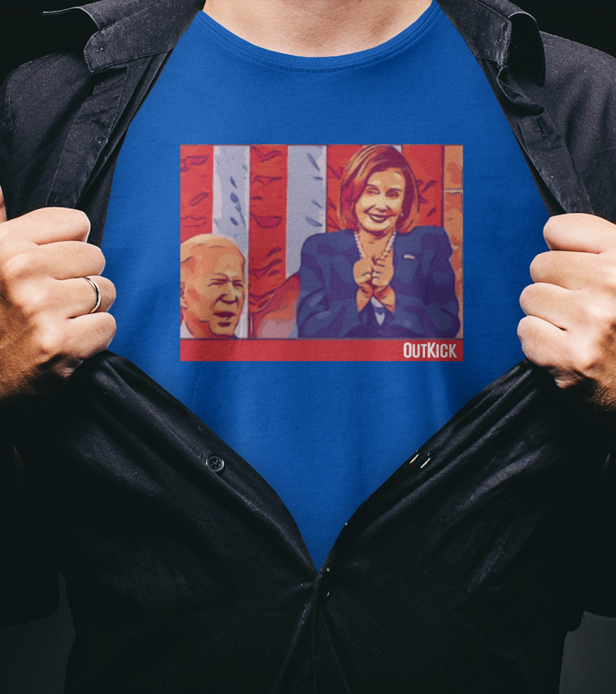 OutKick Creepy Pelosi Patriotic T-Shirt