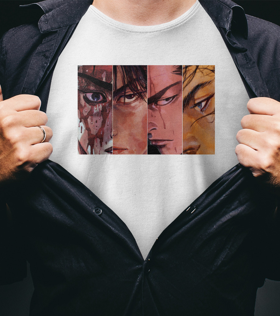Vagabond Miyamoto Musashi Sasaki Takehiko Inoue Manga T-Shirt