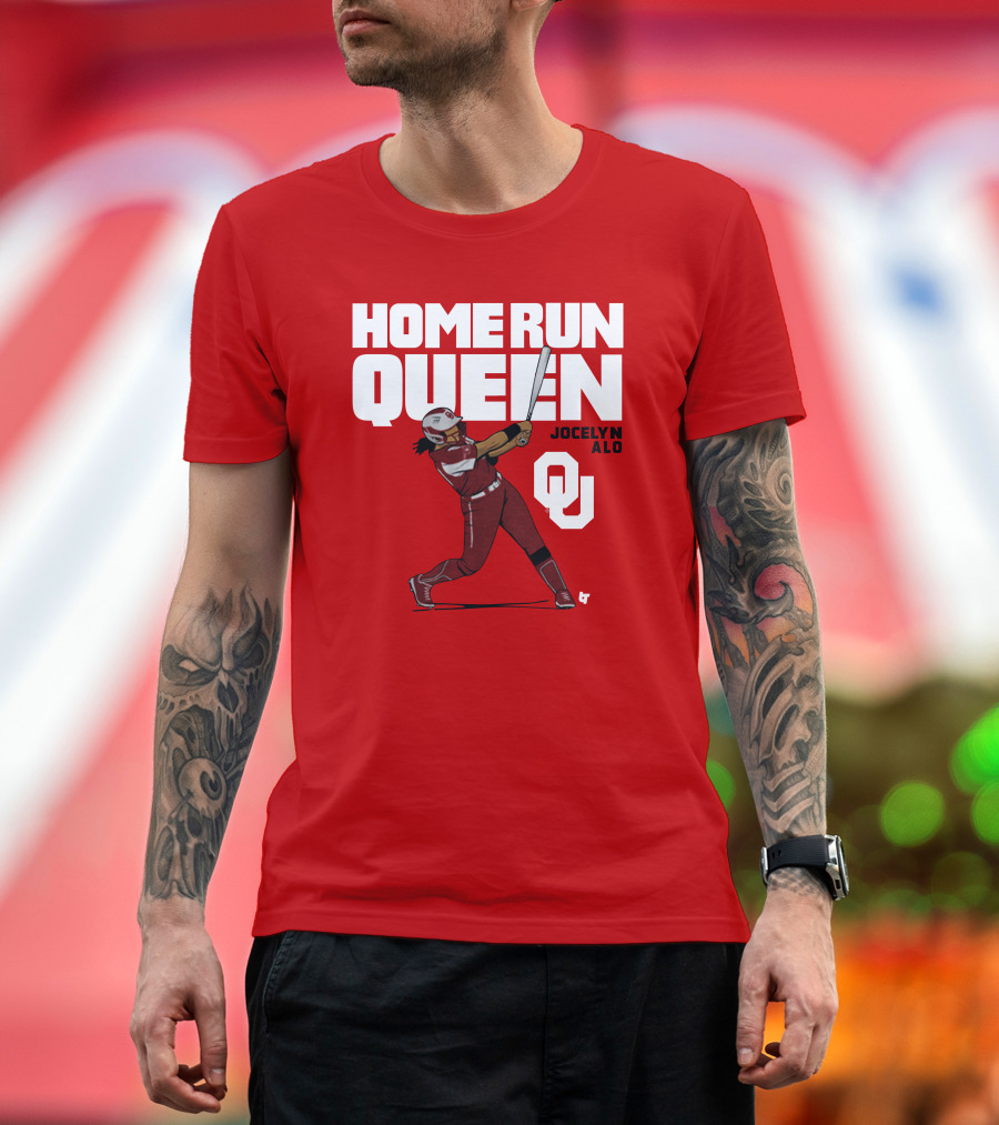 Home Run Queen Jocelyn Alo Oklahoma OU T-Shirt