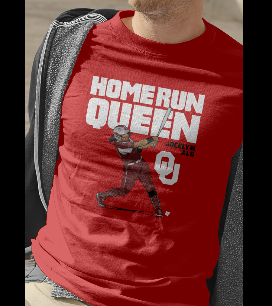 Home Run Queen Jocelyn Alo Oklahoma OU T-Shirt